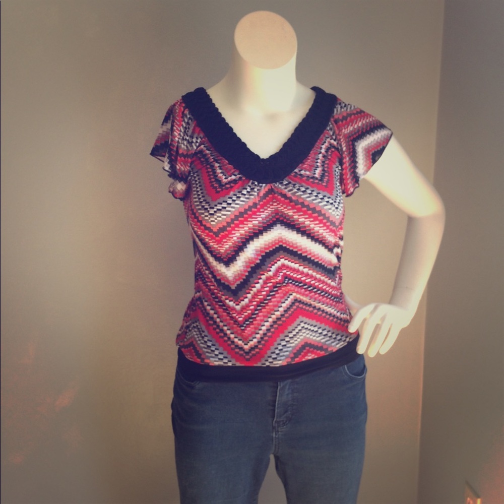 Wrapper short sleeve casual top